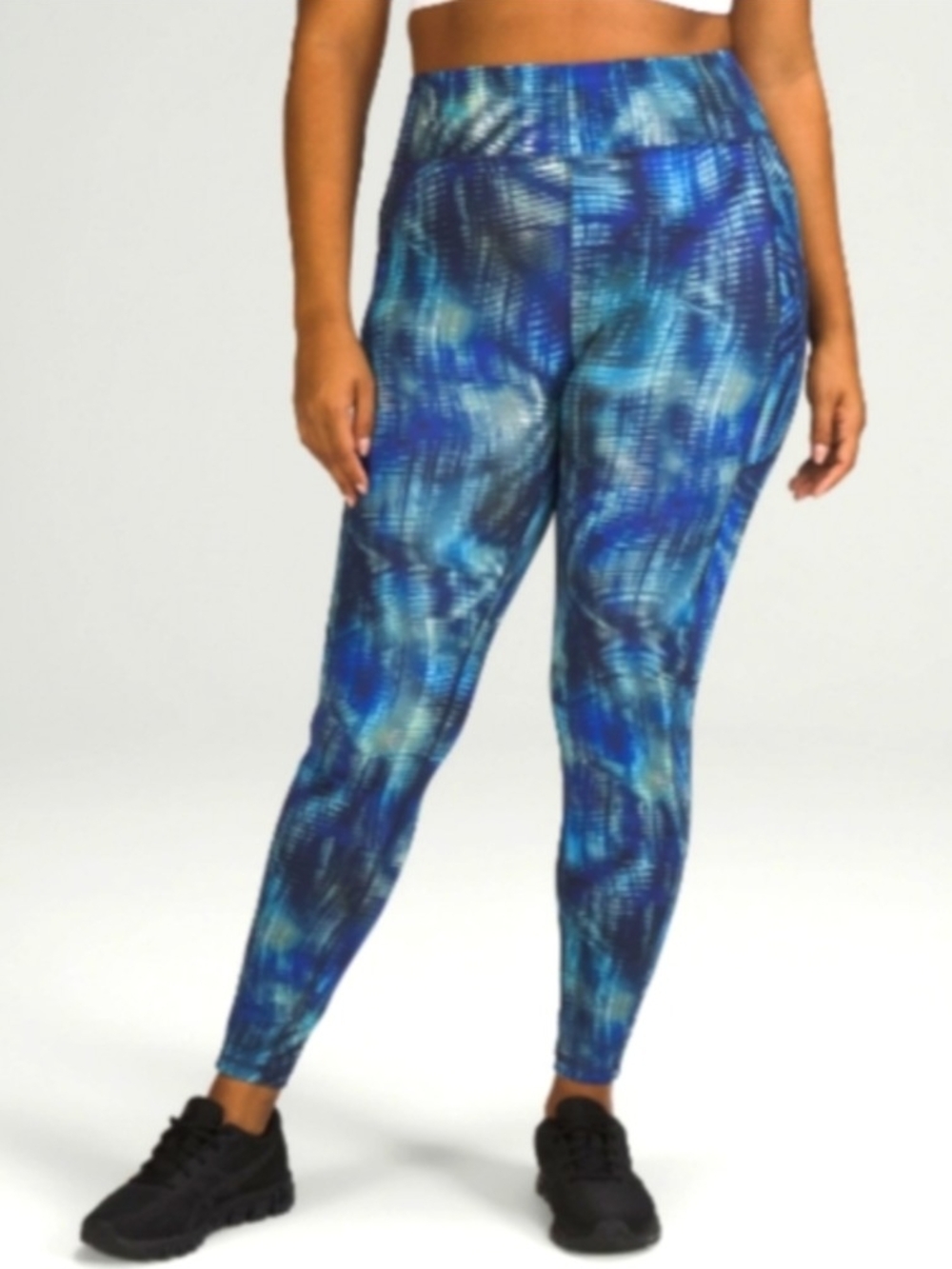 Lululemon Invigorate High-Rise Tight 28" in Shapeshifter Flux Blue Multi